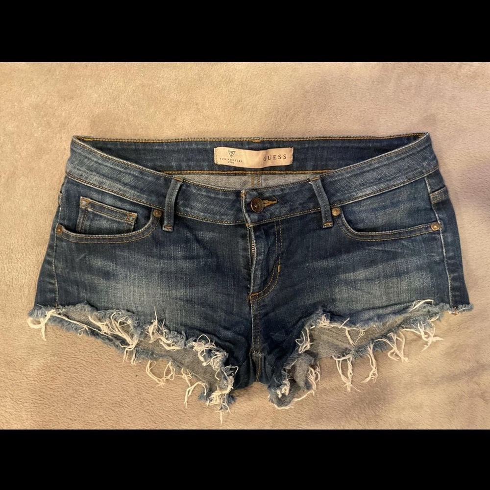 Vintage guess jean shorts